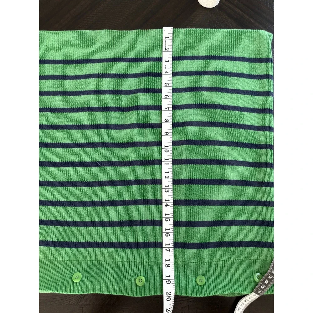 Ralph Lauren Home Toulon Striped Throw Pillow Case Only Bottle Green/Navy